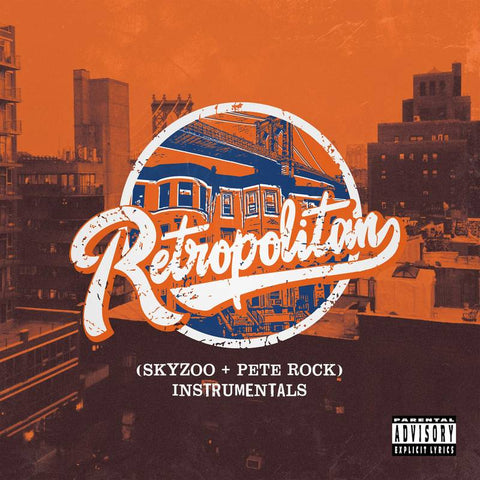 Skyzoo + Pete Rock - Retropolitan (Instrumentals) - New LP Record Store Day 2020 Mello Music Limited Edition Orange & White Splatter Vinyl - Hip Hop