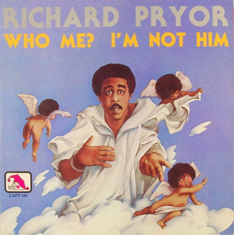 Richard Pryor ‎– Who Me? I'm Not Him - VG+ Lp Record 1977 Laff USA Vinyl - Comedy