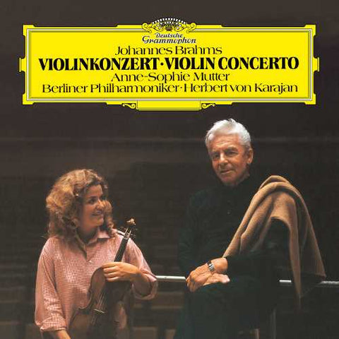 Anne-Sophie Mutter/Berliner Philharmoniker/Herbert von Karajan —Brahms: Violin Concerto In D, Op.77 (1982) - New Vinyl LP Record 2019 Reissue - Classical