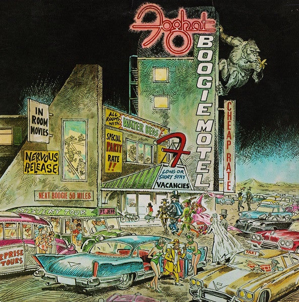 Foghat ‎– Boogie Motel - New Lp Record 1979 Bearsville USA Original Vinyl - Rock & Roll - Shuga Records