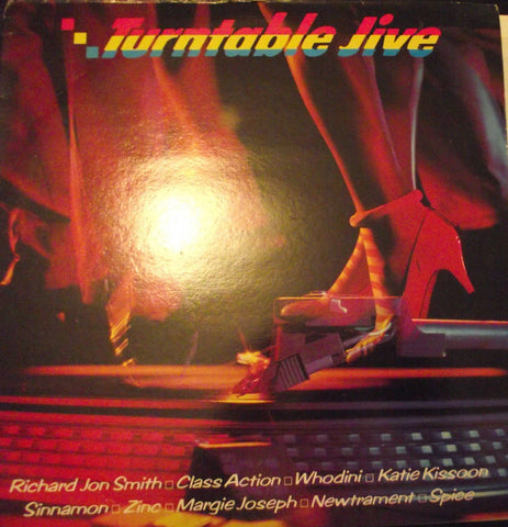 Various ‎– Turntable Jive - VG+ LP Record 1983 Jive USA Vinyl - Hip Hop / Electro / Disco