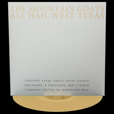 The Mountain Goats – All Hail West Texas (2002) - New LP Record 2023 Merge Yellow Vinyl - Indie Rock / Folk Rock