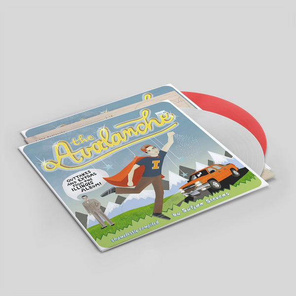Sufjan Stevens – The Avalanche (Outtakes & Extras From The Illinois Album) - New 2 LP Record 2018 Asthmatic Kitty Hatchback Orange & Avalanche White Colored Vinyl - Indie Rock / Folk Rock - Shuga Records