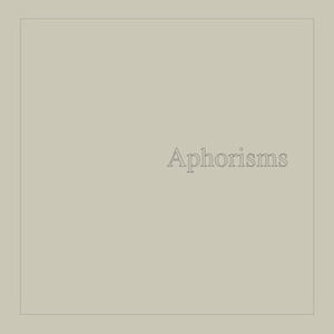 Graham Lambkin - Aphorisms - New 2 LP Record 2023 Blank Forms Editions Vinyl -  Electronic / Ambient / Field Recording / Modern Classical