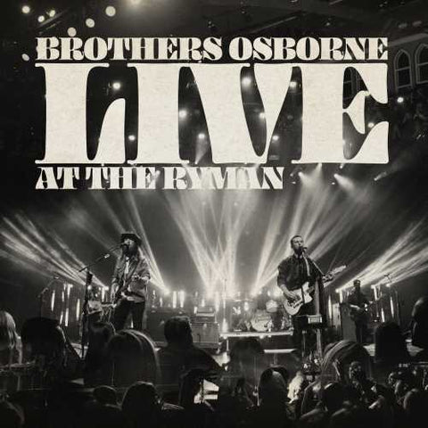 Brothers Osborne - Live at the Ryman - New 2 LP 2020 EMI Nashville Black Vinyl - Country