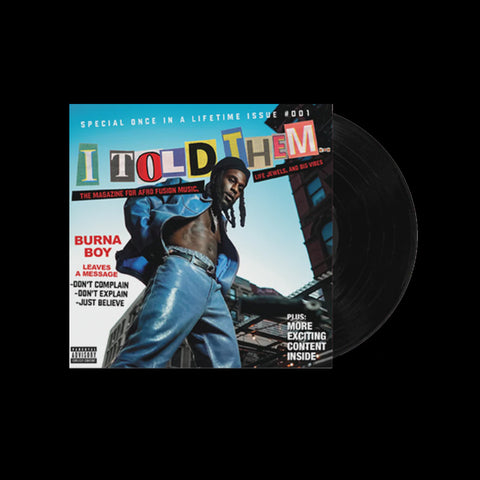 Burna Boy - I Told Them… - New LP Record 2023 Warner Vinyl - African / Afrobeat
