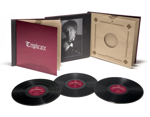 Bob Dylan - Triplicate - New Vinyl Record 2017 Limited Edition Numbered Columbia Deluxe 3-LP on 180Gram Vinyl in 'Vintage Style' Case + Download - Rock / Folk-Rock