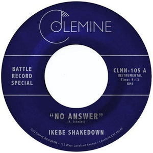 Ikebe Shakedown / The Jive Turkeys – No Answer / No Answer (2010) - New 7" Single Record 2021 Colemine Clear Vinyl - Funk