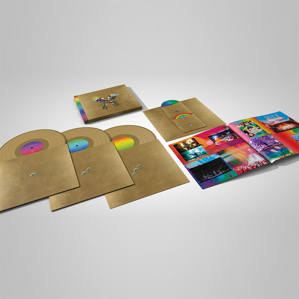 Coldplay ‎– Live In Buenos Aires / Live In São Paulo / A Head Full Of Dreams - New 3 LP Record 2018 Parlophone Europe 180 gram Gold Vinyl & 2x DVD - Alternative Rock / Pop