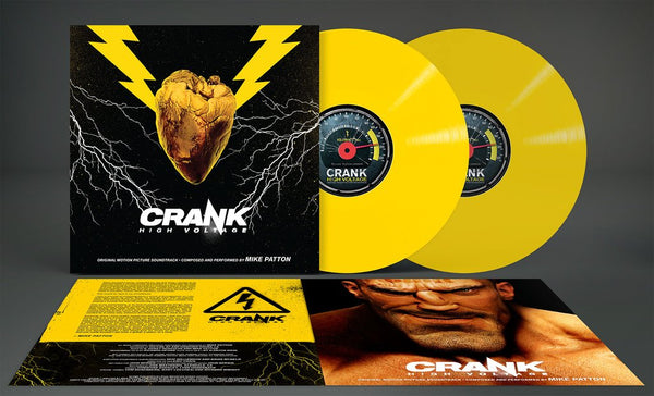 Mike Patton / Soundtrack ‎– Crank High Voltage (Original Motion Picture) - New Vinyl 2017 Enjoy The Ride Records 2 Lp Pressing on Yellow Vinyl - Soundtrack - Shuga Records