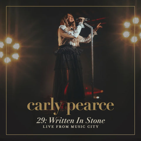 Carly Pearce - 29: Written In Stone (Live From Music City) - New 2 LP Record 2023 Big Machine Records Gold Metallic Vinyl - Country