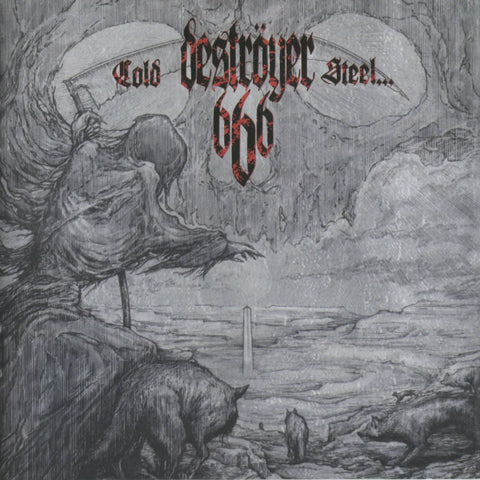 Deströyer 666 – Cold Steel...For An Iron Age (2002) - New LP Record 2023 Seasons Of Mist Europe Silver & Dark Green Marble Vinyl & Poster - Metal