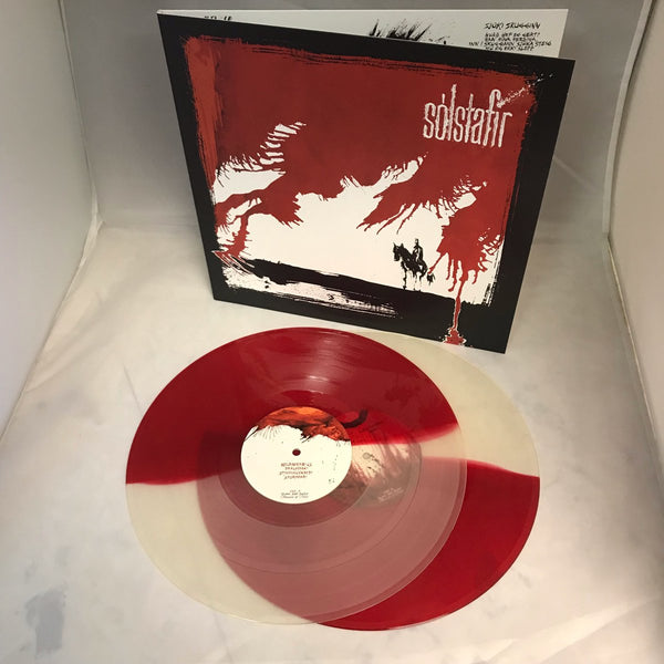 Solstafir - Svartir Sandar - New Vinyl Record 2017 Season of Mist 2LP Pressing on 'Split Transparent Red and Milky Clear' Vinyl with Gatefold Jacket (Strictly Limited to 400!) - Sludge Metal / Post Rock