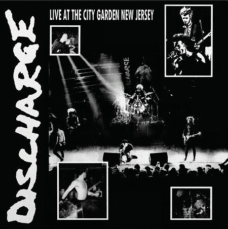 Discharge ‎– Live at the City Garden New Jersey (1989) - New Vinyl Record 2017 Let Them Eat Vinyl Limited Edition Clear Vinyl Reissue with Gatefold Jacket - Hardcore / Punk - Shuga Records