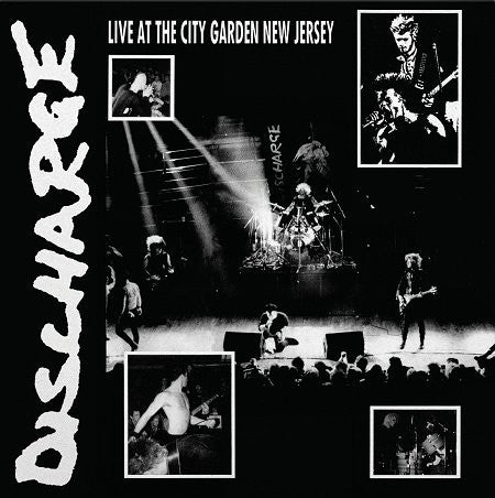 Discharge ‎– Live at the City Garden New Jersey (1989) - New Vinyl Record 2017 Let Them Eat Vinyl Limited Edition Clear Vinyl Reissue with Gatefold Jacket - Hardcore / Punk