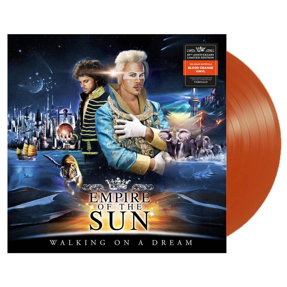 Empire of The Sun - Walking On A Dream - New Vinyl Lp 2019 Limited 10th Anniversary Reissue on 180gram Transparent 'Blood Orange' Vinyl - Electro / Synth-Pop / New Wave