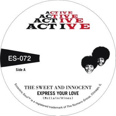 The Sweet & Innocent & The Memphis Mustangs – Cry Love (1972) - New 7" Single Record 2021 Numero Group Gold Vinyl - Funk / Soul