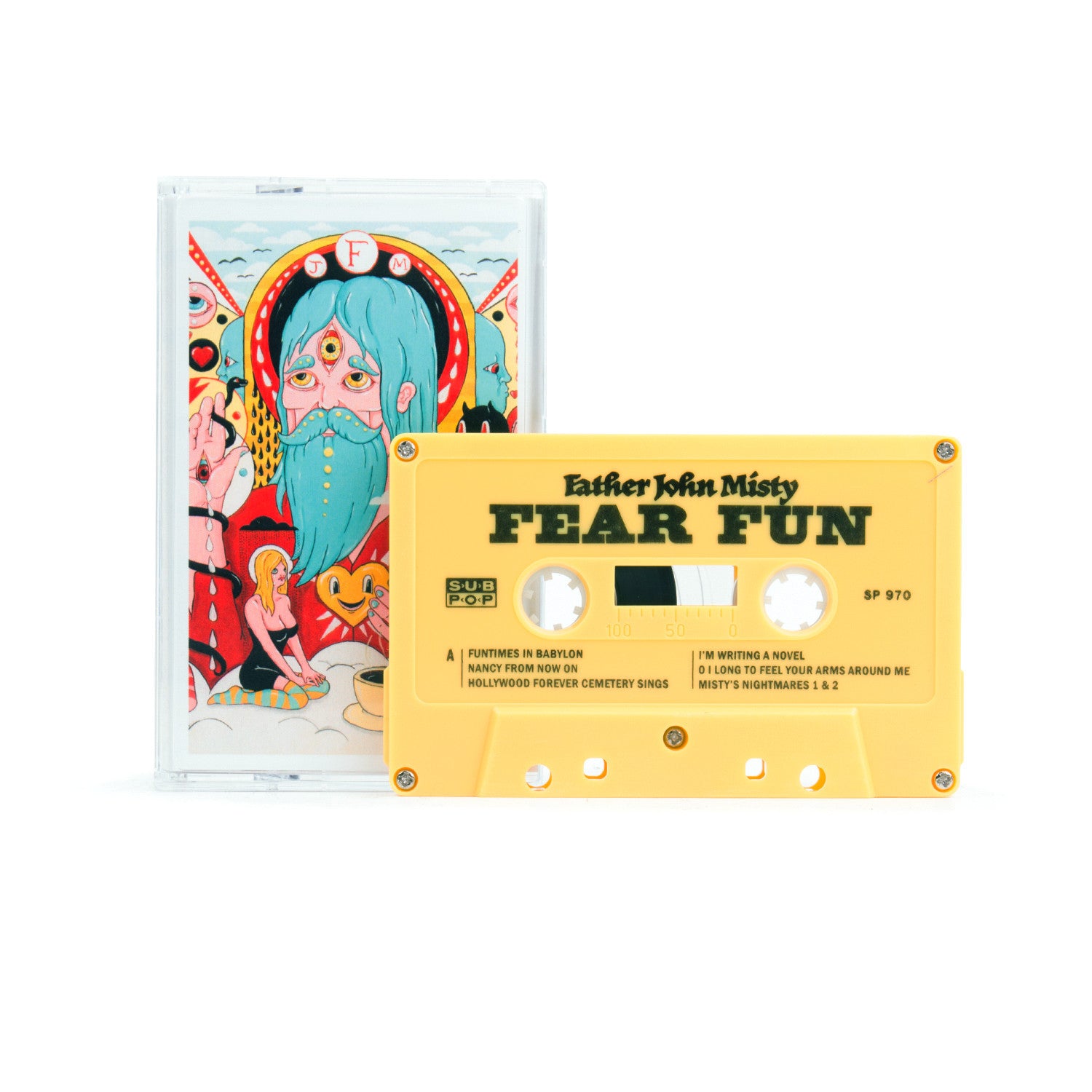 Father John Misty - Fear Fun (2012) - New Cassette 2016 Sub Pop Yellow Tape - Indie Rock / Folk Rock