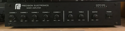 Grommes Precision Electronics - GT-60C - Audio Mixer Amplifier (7 input channel - 60 watts of continuous RMS power)