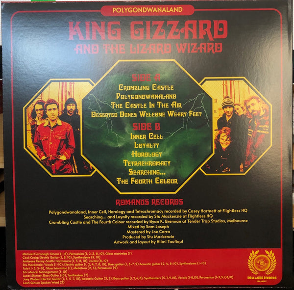 King Gizzard And The Lizard Wizard ‎– Polygondwanaland (2017) - New LP Record 2021 Romanus Spectrum Splatter Vinyl (100 Made) - Psychedelic Rock / Prog Rock - Shuga Records