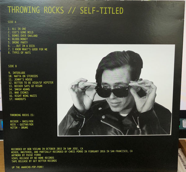 Throwing Rocks ‎– Throwing Rocks - New LP Record 2016 No Home USA Green Marble Vinyl - Pop Punk / Punk