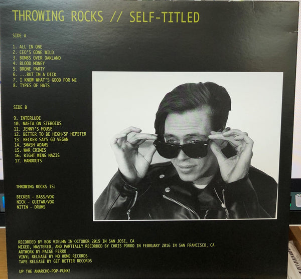 Throwing Rocks ‎– Throwing Rocks - New LP Record 2016 No Home USA Green Marble Vinyl - Pop Punk / Punk - Shuga Records