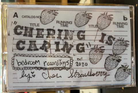 Cher Strauberry – Chering is Caring - New Cassette 2021 MRI Arrow USA Yellow Tape - Lo-Fi / Garage Rock / Indie Rock