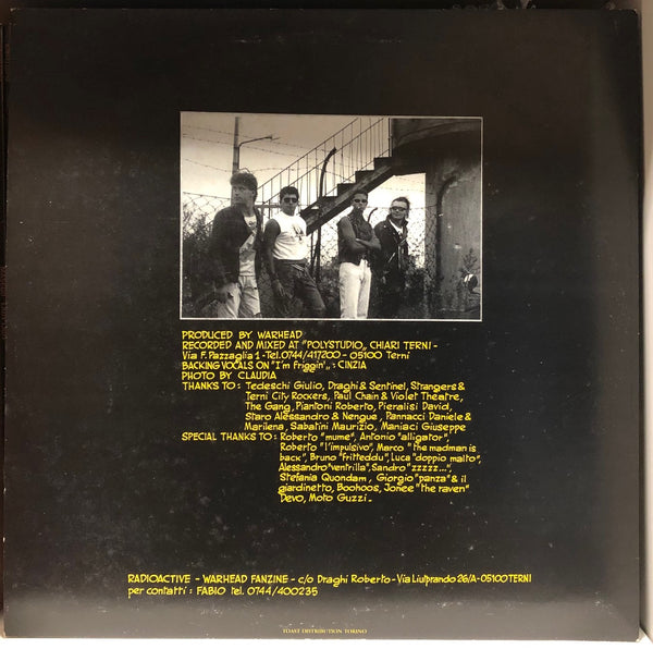 Warhead – The Black Radio - Mint- LP Record 1987 Warhead Italy Import Vinyl - Hardcore / Punk - Shuga Records
