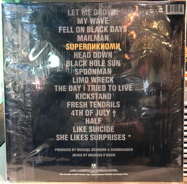 Soundgarden – Superunknown - Mint- 2 LP Record 1994 A&M USA Blue Vinyl, Inserts & Hype Sticker - Alternative Rock - Shuga Records