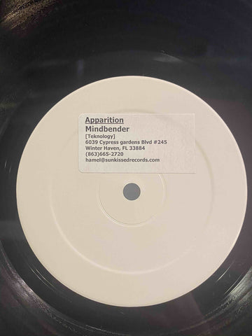 Apparition – Mindbender - Mint- 12" Single Record 2000 Teknology Vinyl - Trance / Progressive Trance