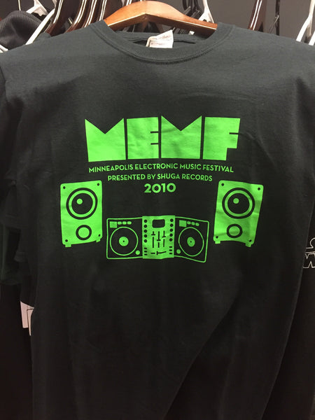 MEMF (Minneapolis Electronic Music Festival) - Black T-Shirt - All Sizes