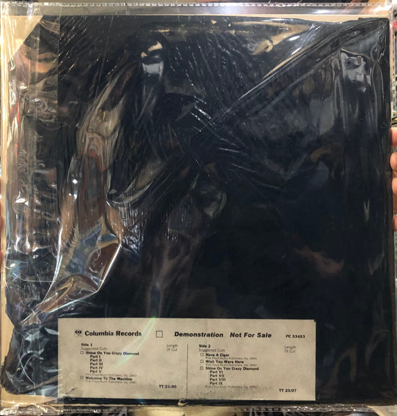 Pink Floyd – Wish You Were Here - Near Mint- LP Record 1975 Columbia USA Promo Vinyl & Baggy - Classic Rock - Shuga Records