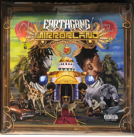 Autographed Signed By - EarthGang ‎– Mirrorland - New 2 LP Record 2020 Dreamville Vinyl & Event Poster - Hip Hop / Trap