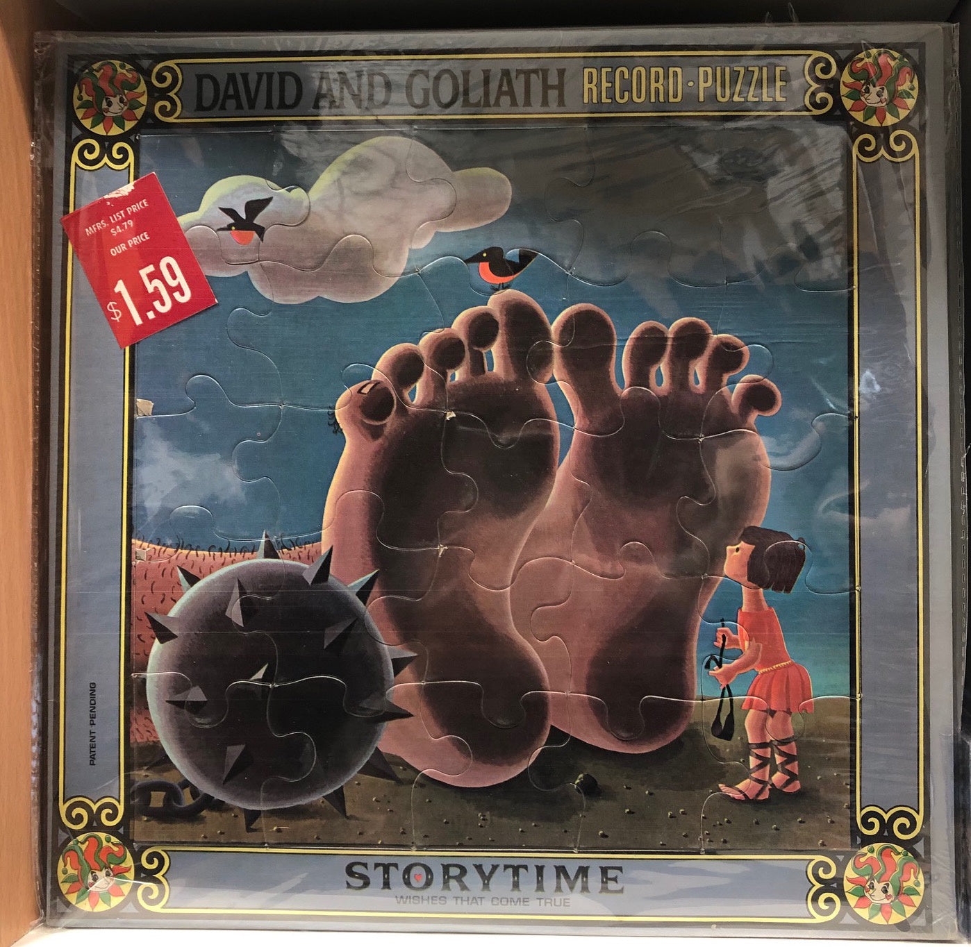 The London Theatre Players – David And Goliath Record-Puzzle - New LP Record 1964 Storytime Inc USA Vinyl & Puzzle - Children's / Story - Shuga Records