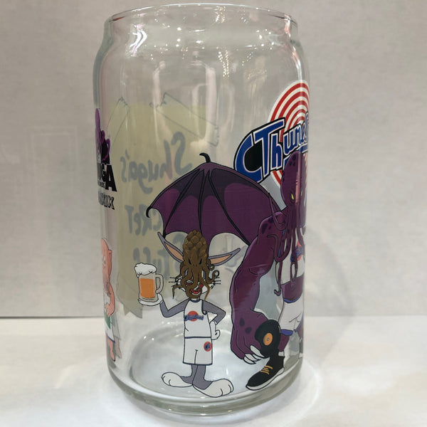 Space Jam & Cthulhu - Cthune Squad Shuga Records 16 oz Libbey Can Glass Record Store Day 2019