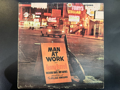 Kenny Burrell – Man At Work (A Night at the Vanguard) (1959) - VG LP Record 1966 Cadet USA Vinyl - Hard Bop