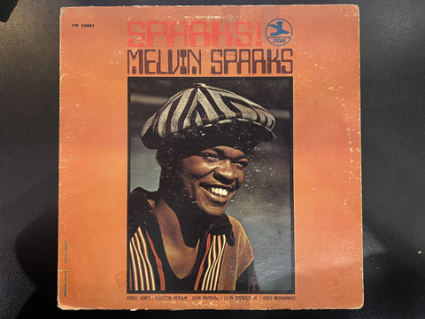 Melvin Sparks – Sparks! - VG- LP Record 1970 Prestige USA Vinyl - Jazz / Soul-Jazz / Jazz-Funk