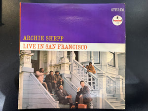 Archie Shepp – Live In San Francisco (1966) - VG+ LP Record 1972 Impulse! USA Vinyl - Free Jazz / Contemporary Jazz