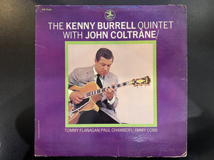 The Kenny Burrell Quintet With John Coltrane – The Kenny Burrell Quintet With John Coltrane (1963) - VG- LP Record 1968 Prestige USA Vinyl - Hard Bop