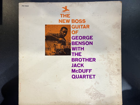 George Benson – The New Boss Guitar Of George Benson - VG- LP Record 1964 Prestige USA Vinyl - Jazz / Soul-Jazz / Hard Bop