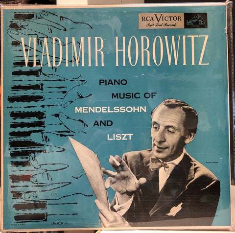 Andy Warhol Cover Art - Vladimir Horowitz - Piano Music Of Mendelssohn And Liszt - VG+ LP Record 1954 RCA USA Vinyl - Classical