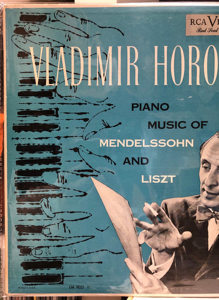 Andy Warhol Cover Art - Vladimir Horowitz - Piano Music Of Mendelssohn And Liszt - VG+ LP Record 1954 RCA USA Vinyl - Classical - Shuga Records