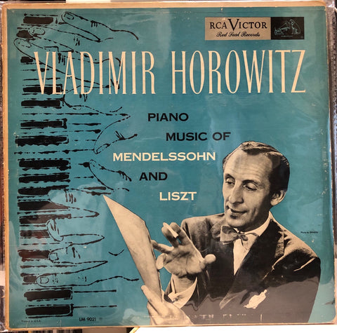 Andy Warhol Cover Art - Vladimir Horowitz - Piano Music Of Mendelssohn And Liszt - VG LP Record 1954 RCA USA Vinyl - Classical / Warhol