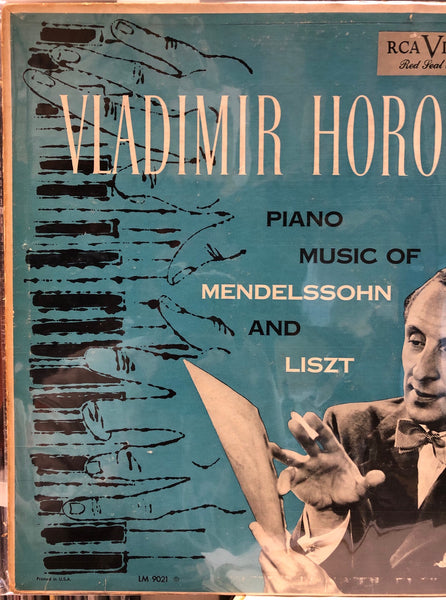 Andy Warhol Cover Art - Vladimir Horowitz - Piano Music Of Mendelssohn And Liszt - VG LP Record 1954 RCA USA Vinyl - Classical / Warhol - Shuga Records