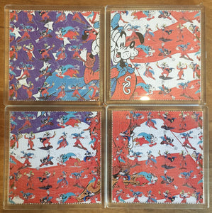 Disney / Goofy - Blotter Art - Highly Collectible Artwork Blotter Paper Coaster (4 pack)