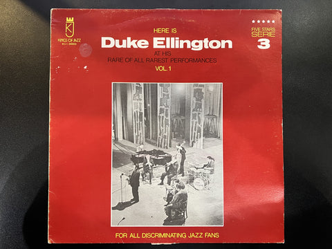 Duke Ellington – Here Is Duke Ellington At His Rare Of All Rarest Performances Vol. 1 - Mint- LP Record 1964 Kings Of Jazz Italy Vinyl - Big Band / Swing