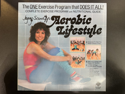 Jayney Scandiff – Aerobic Lifestyle - VG+ LP Record 1982 Our Gang Entertainment USA Vinyl + Booklet - Health-Fitness