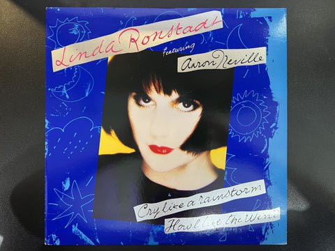 Linda Ronstadt Featuring Aaron Neville – Cry Like A Rainstorm - Howl Like The Wind - Mint- LP Record 1989 Elektra USA Vinyl - Soft Rock / Pop Rock / Contemporary R&B