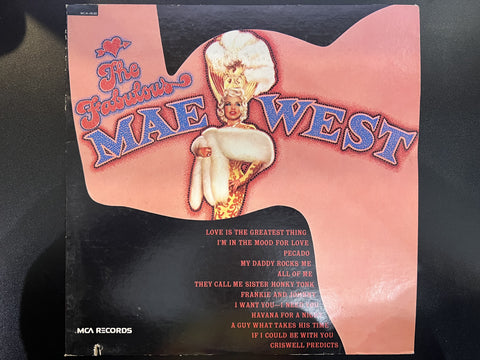 Mae West – The Fabulous Mae West (1956) - Mint- LP Record 1980 MCA USA Vinyl - Pop / Vocal
