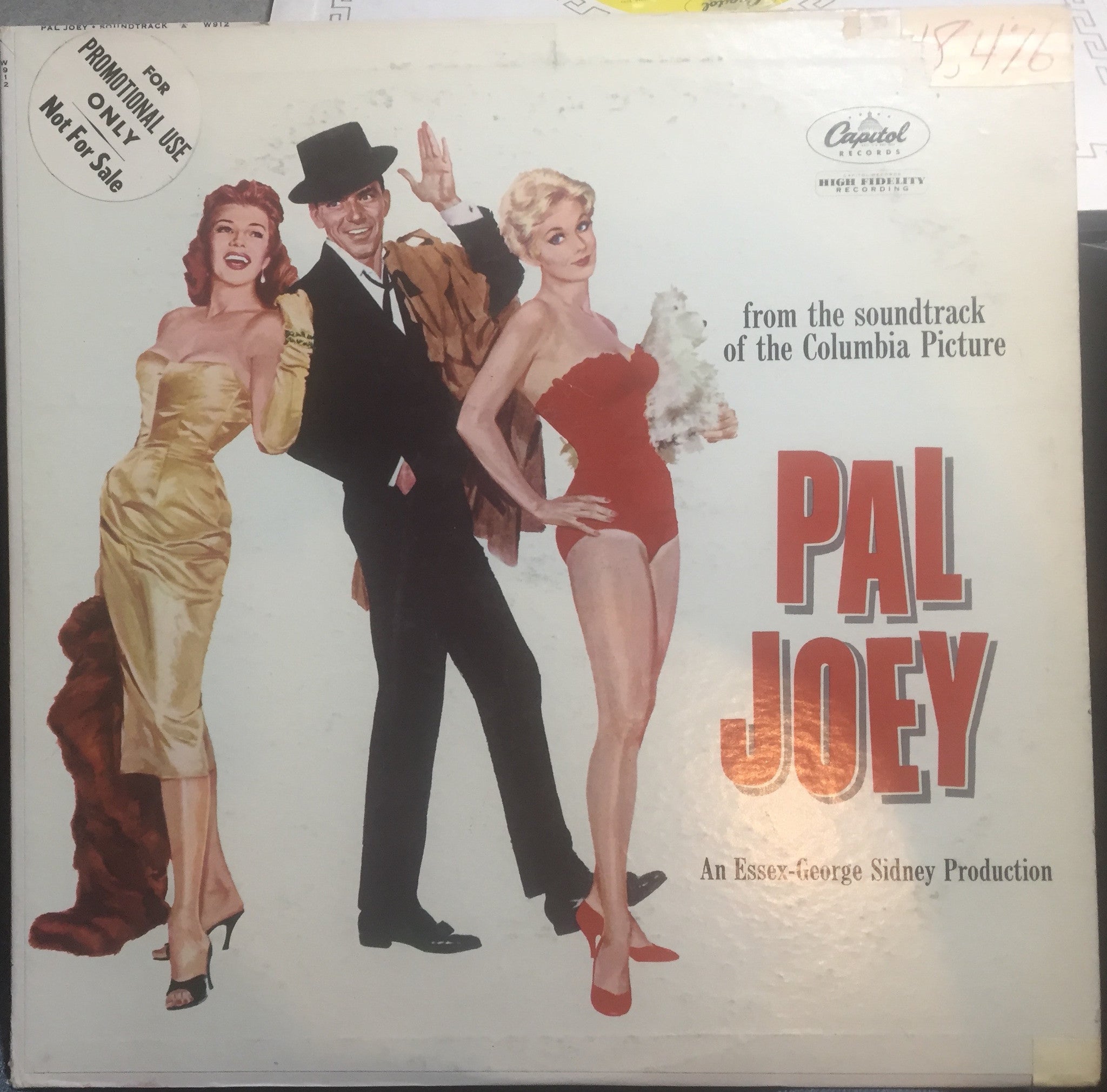 Frank Sinatra / Rita Hayworth / Kim Novak – Pal Joey - VG 1957 USA Mono (Promo) USA - Soundtrack